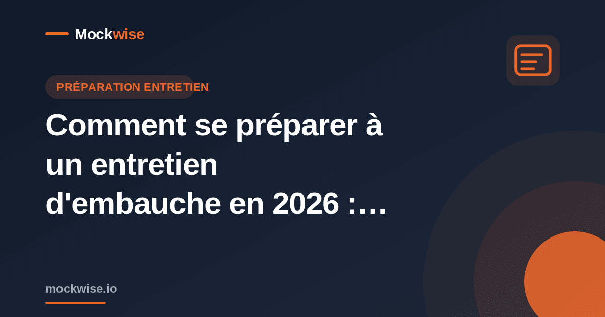 Comment se préparer à un entretien d'embauche en 2026 : le guide complet