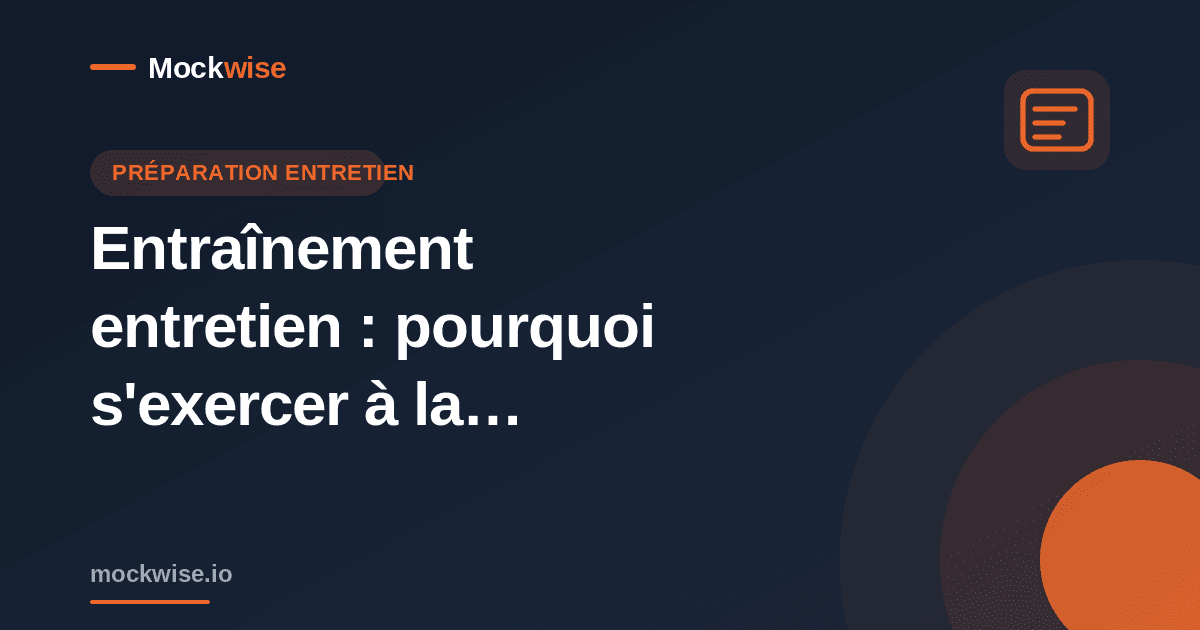 Entraînement entretien : pourquoi s'exercer à la conversation change tout