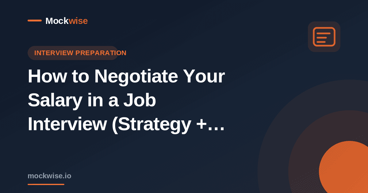 How to Negotiate Your Salary in a Job Interview (Strategy + Scripts)